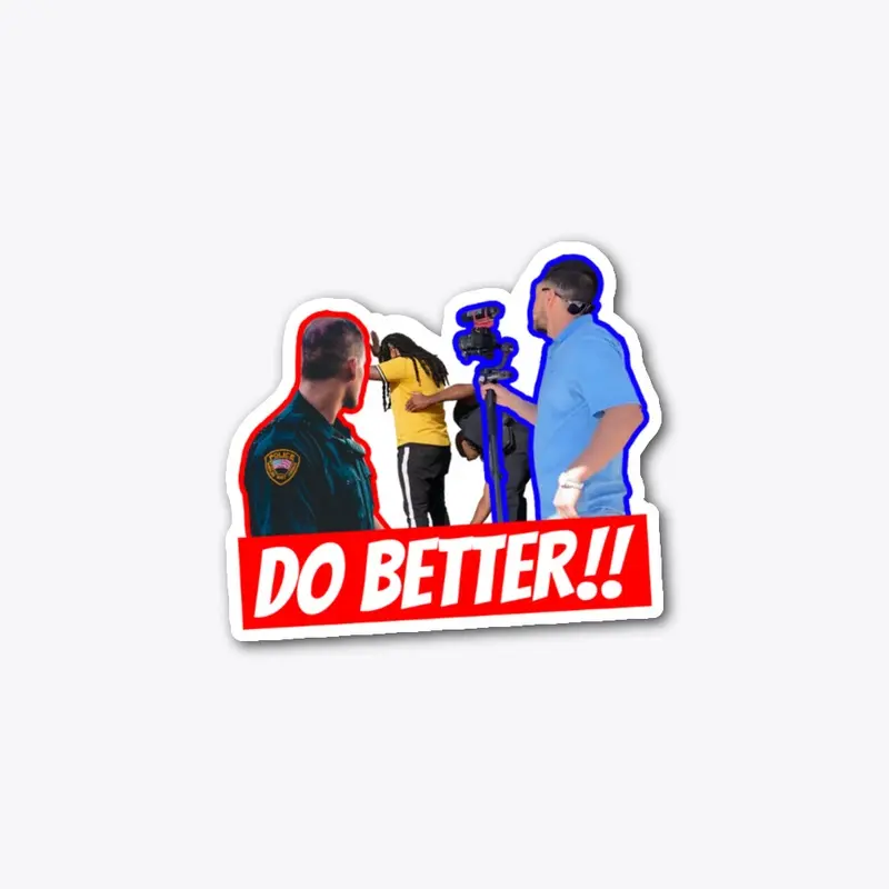 Do Better Logo Sticker